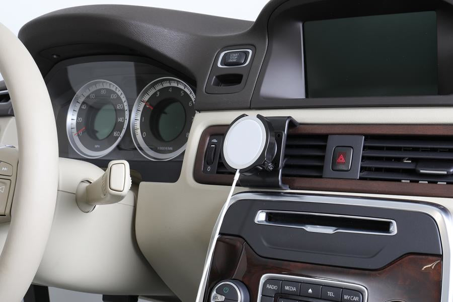 Brodit Auto-Halterung, Schraubbefestigung, kipp-/schwenkbar – für iPhone 12–13 (MagSafe) – Schwarz