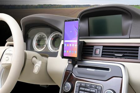 Brodit Auto-Ladegerät – 2,1 A Laden, Schraubbefestigung – für Samsung Galaxy A7 2018 (SM-A750) – Schwarz