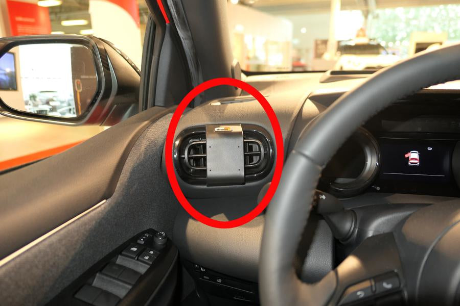 Brodit Auto-Halterung, Autolüftungsmontage – Universal – Schwarz, ABS, Acetal