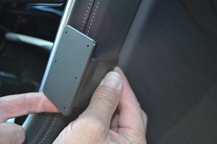 Brodit Auto-Halterung, Klemmhalterung, senkrecht – für Smartphone – Schwarz, ABS