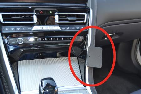 Brodit Auto-Halterung, Klemmhalterung, senkrecht – für Smartphone – Schwarz, ABS