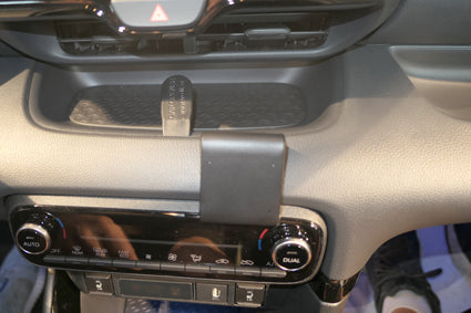 Brodit Auto-Halterung, Klemmhalterung, senkrecht – für Smartphone – Schwarz, ABS