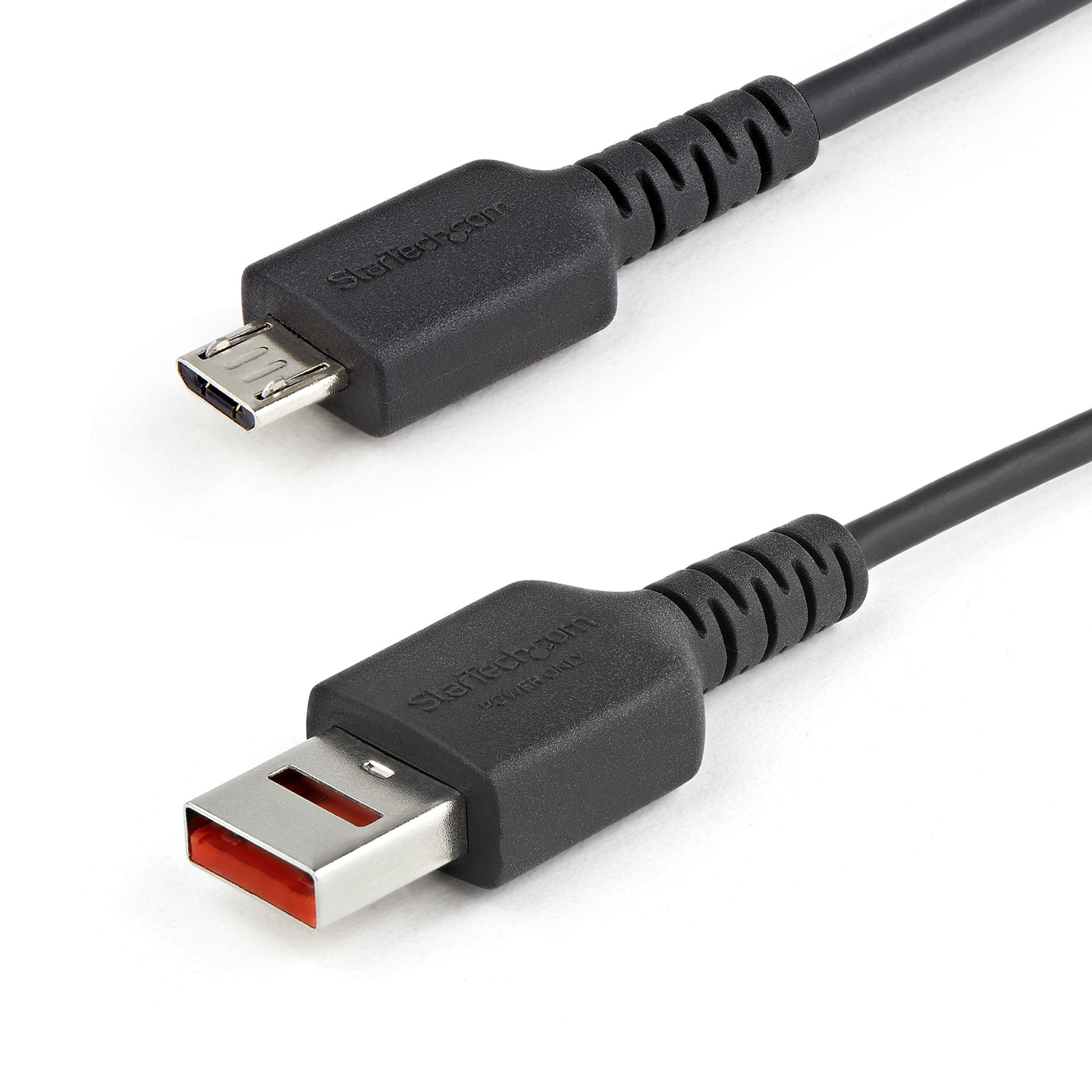 StarTech.com USB-A auf Micro-USB-B Kabel – USB 2.0 (480 Mbit/s) – 1 m – Datenblocker – für Handy und Tablet