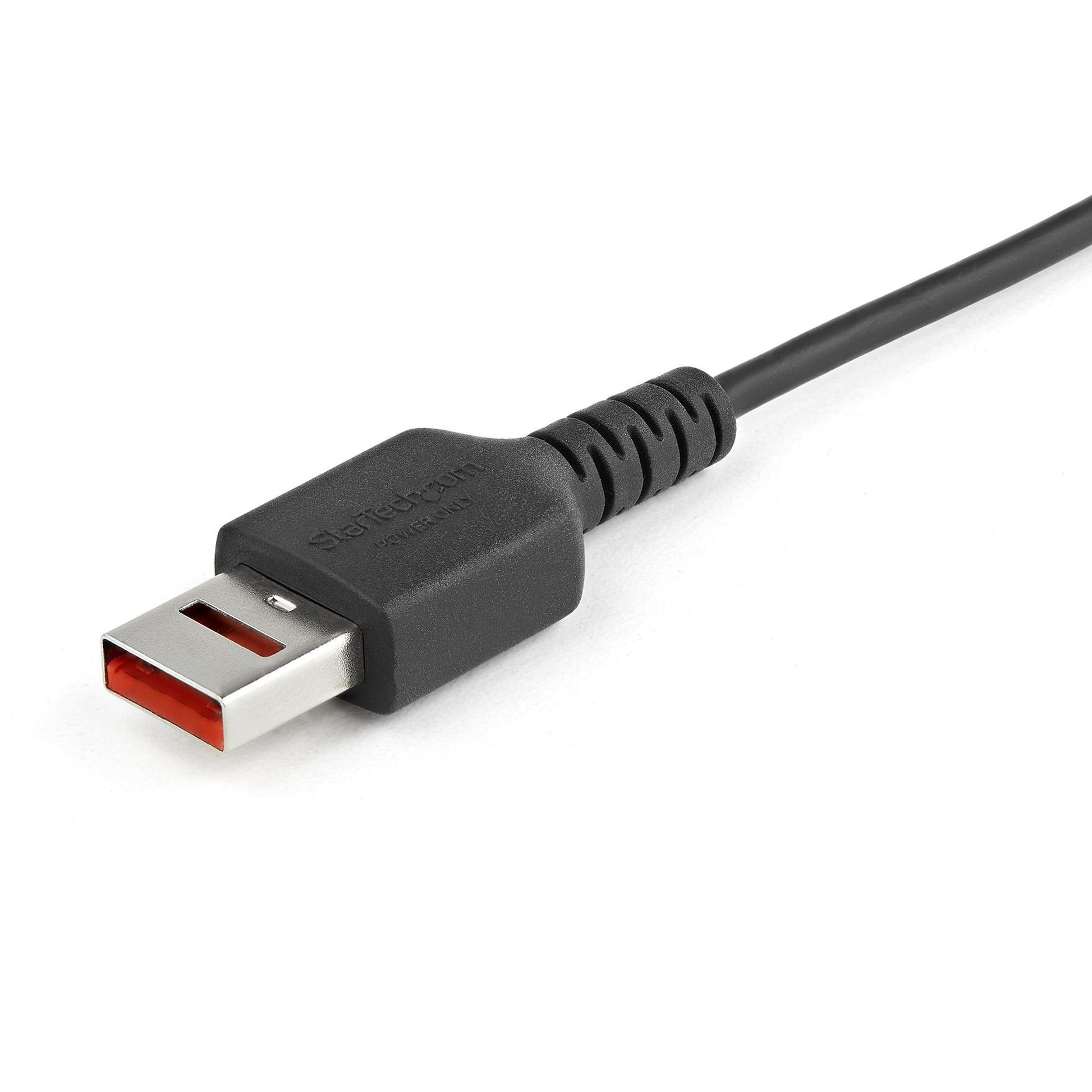 StarTech.com USB-A auf Micro-USB-B Kabel – USB 2.0 (480 Mbit/s) – 1 m – Datenblocker – für Handy und Tablet