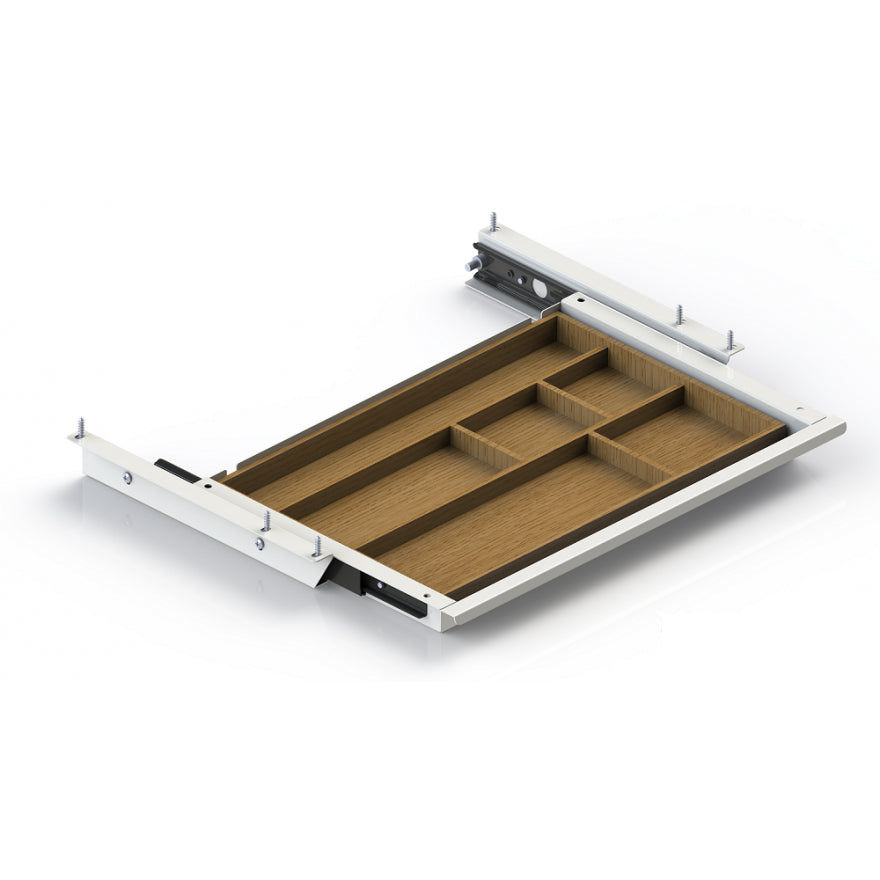 Actiforce Materialschublade SN FA-SLS-FG0139-29 – Weiss, Aluminium, Holz