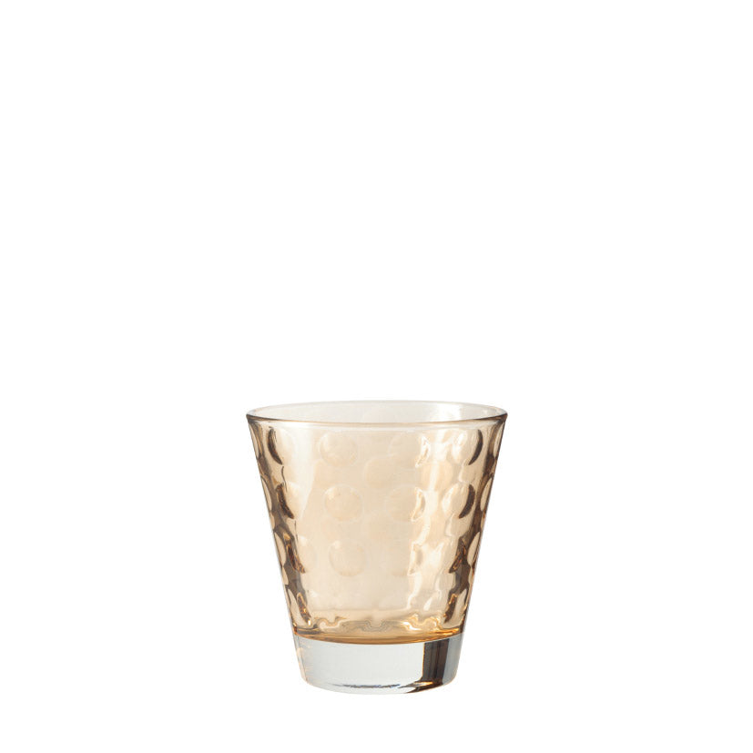 LEONARDO Trinkglas – 6er Set, 215 ml, Ø 8,5 cm, Glas, Koralle, spülmaschinenfest