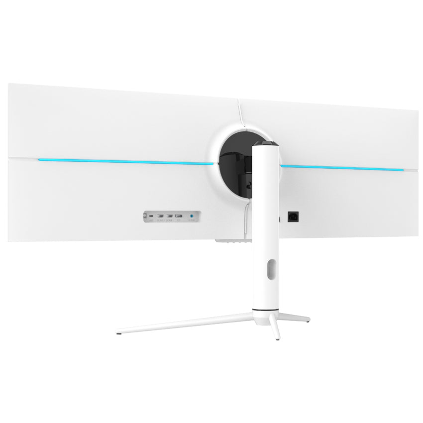 LC-Power LC-M44-DFHD-120 – Monitor, 43,8", 3840 × 1080, IPS, 120 Hz, 400 cd/m², USB-C, VESA 75 × 75, Weiss