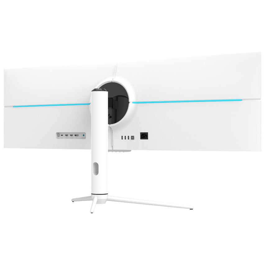 LC-Power LC-M44-DFHD-120 – Monitor, 43,8", 3840 × 1080, IPS, 120 Hz, 400 cd/m², USB-C, VESA 75 × 75, Weiss