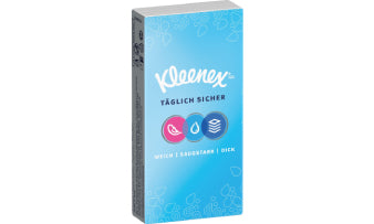 Kleenex Taschentücher – 4-lagig – 15×9 Taschentücher – FSC