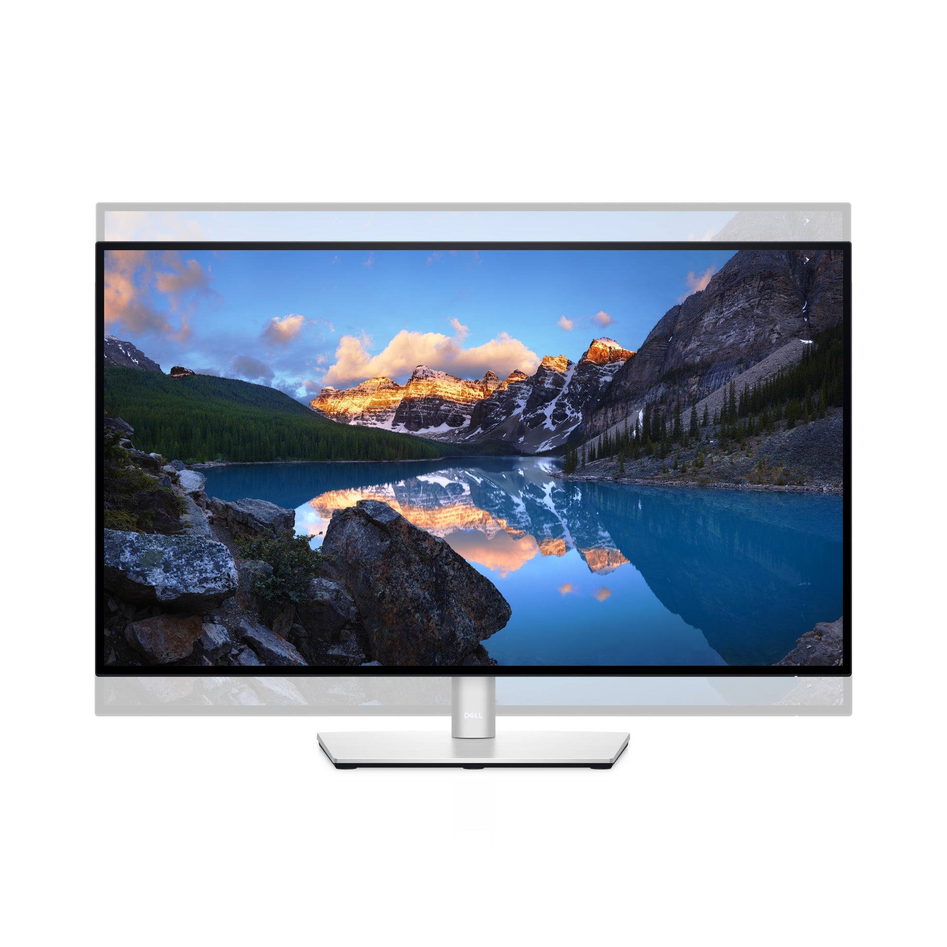 DELL U2722DE – Monitor, 27", 2560 × 1440 (WQHD), IPS, 60 Hz, 350 cd/m², USB-C, VESA 100 × 100, Silber