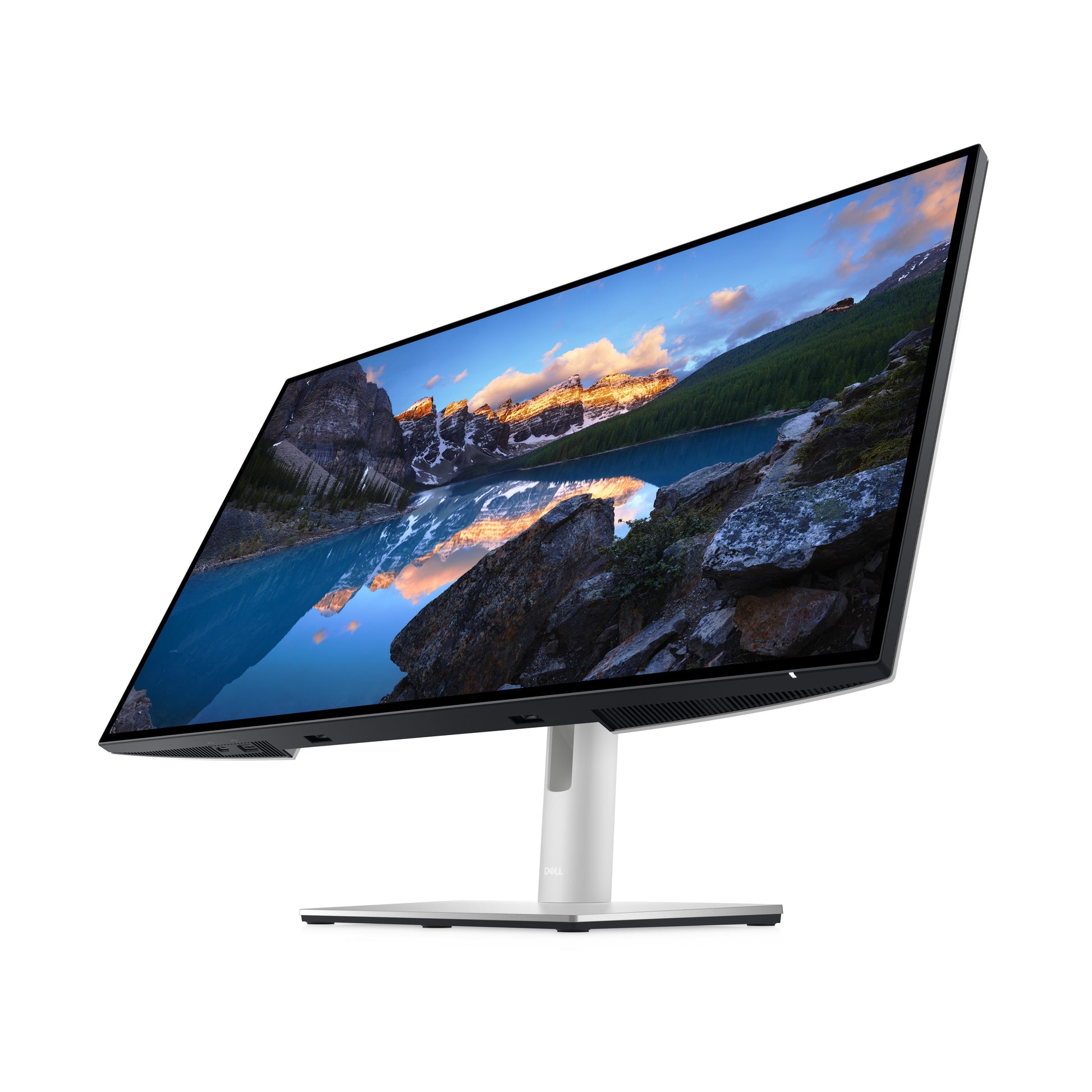 DELL U2722DE – Monitor, 27", 2560 × 1440 (WQHD), IPS, 60 Hz, 350 cd/m², USB-C, VESA 100 × 100, Silber