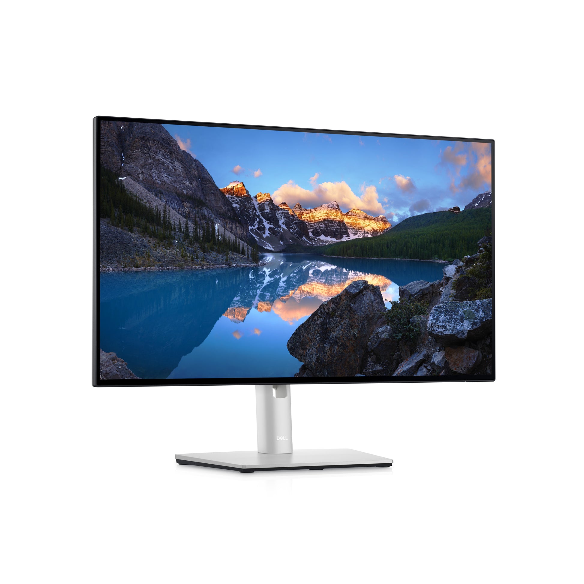 DELL U2422H – Monitor, 23,8", IPS, 60 Hz, 250 cd/m², USB-C, VESA 100 × 100, Schwarz, Silber
