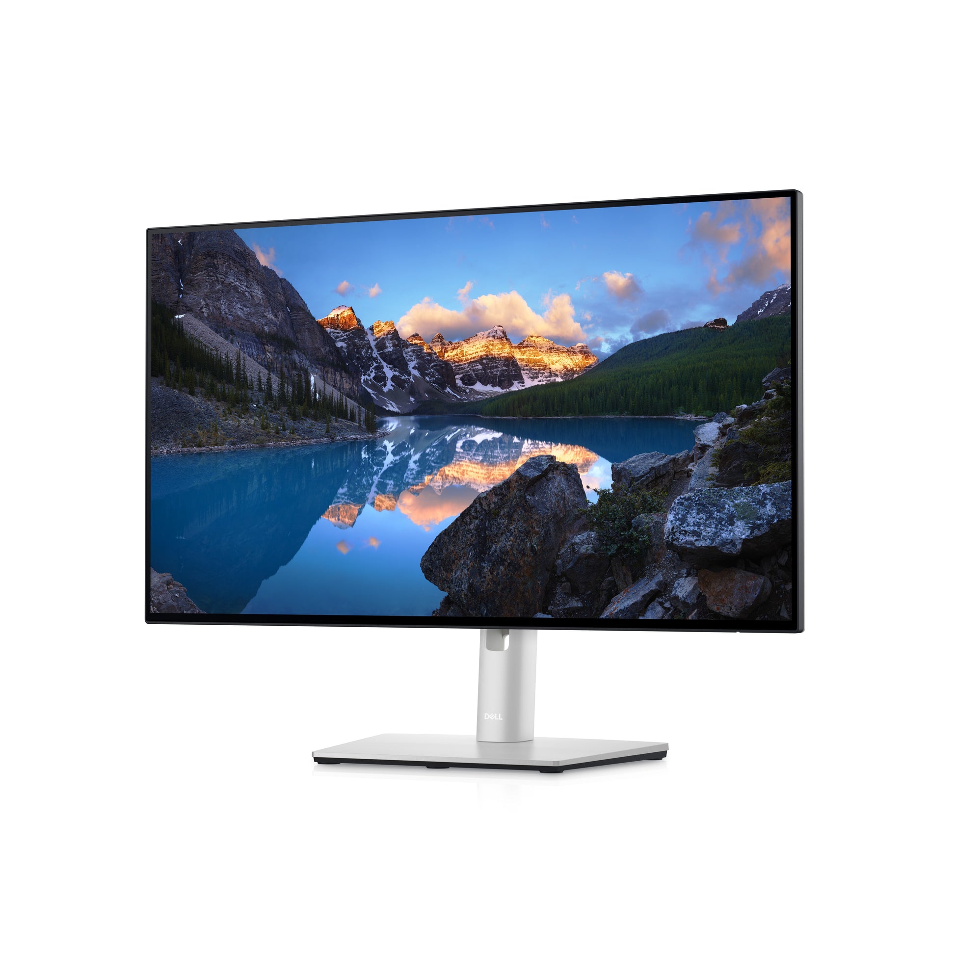 DELL UltraSharp U2422HE – Monitor, 24", IPS, 60 Hz, 250 cd/m², USB-C, VESA 100 × 100, Silber