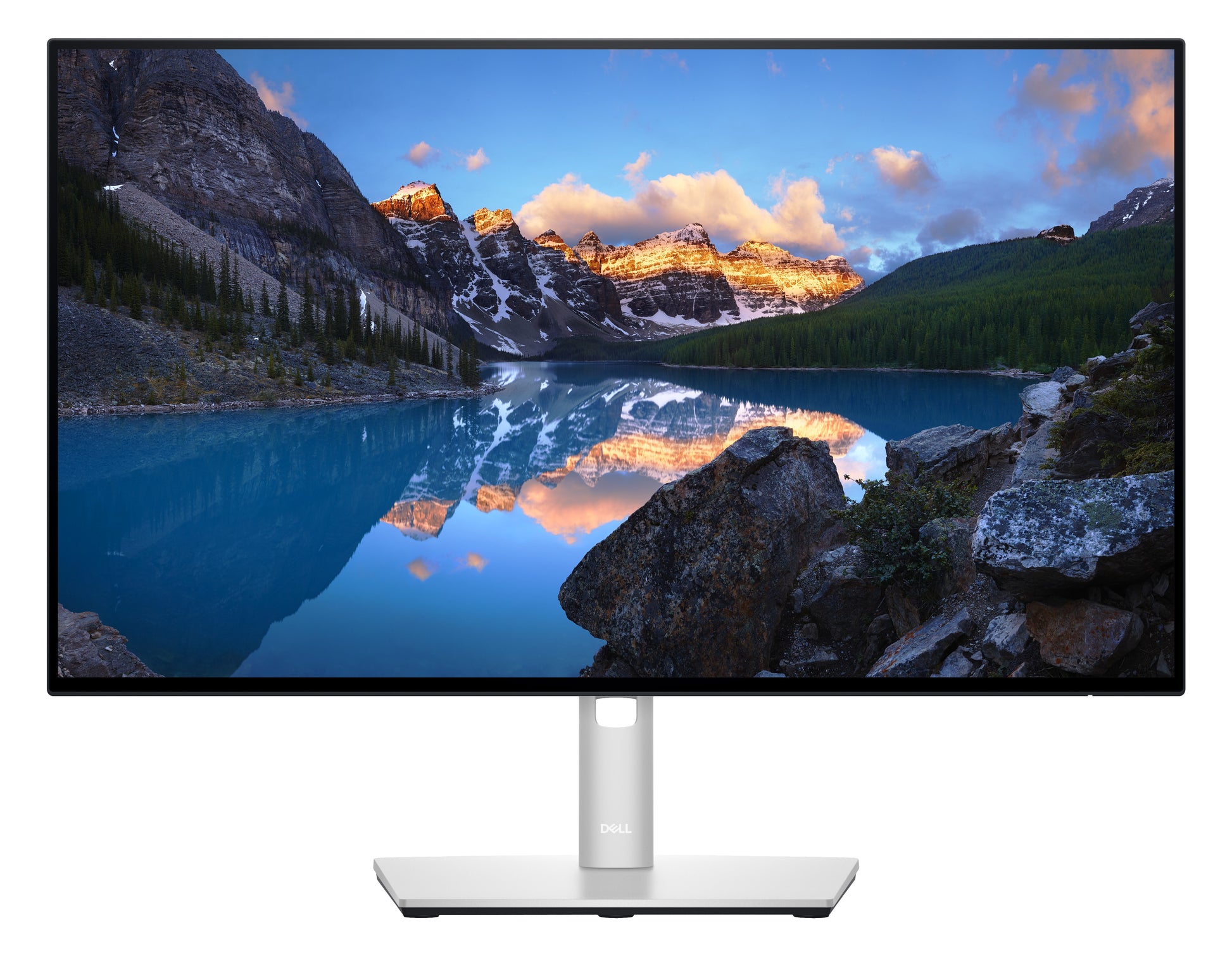 DELL U2422HE – Monitor, 24", 1920 × 1080 (Full HD), IPS, 60 Hz, 250 cd/m², USB-C, VESA 100 × 100, Silber
