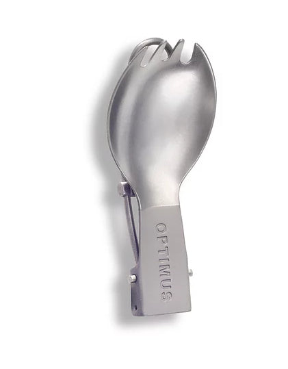 Optimus Spork – 16,5 cm, Titan, Silber, faltbar