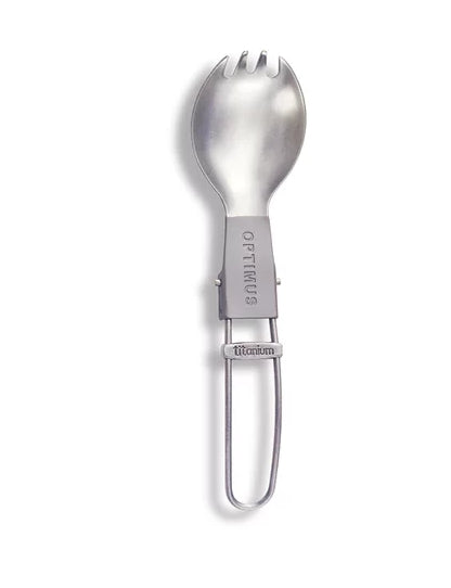 Optimus Spork – 16,5 cm, Titan, Silber, faltbar