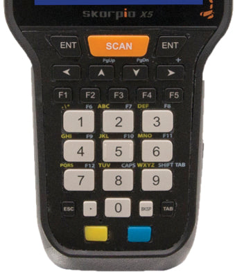 Datalogic Skorpio X5 XLR – 4,3", 4/64 GB, WLAN 5, 1D/2D XLR, IP65, Android 10