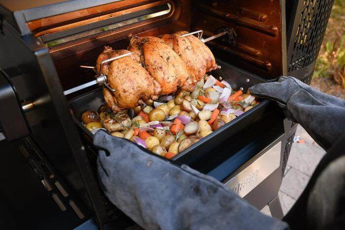 Masterbuilt Rotisserie – 9 kg, für Gravity Series, Metall, Schwarz