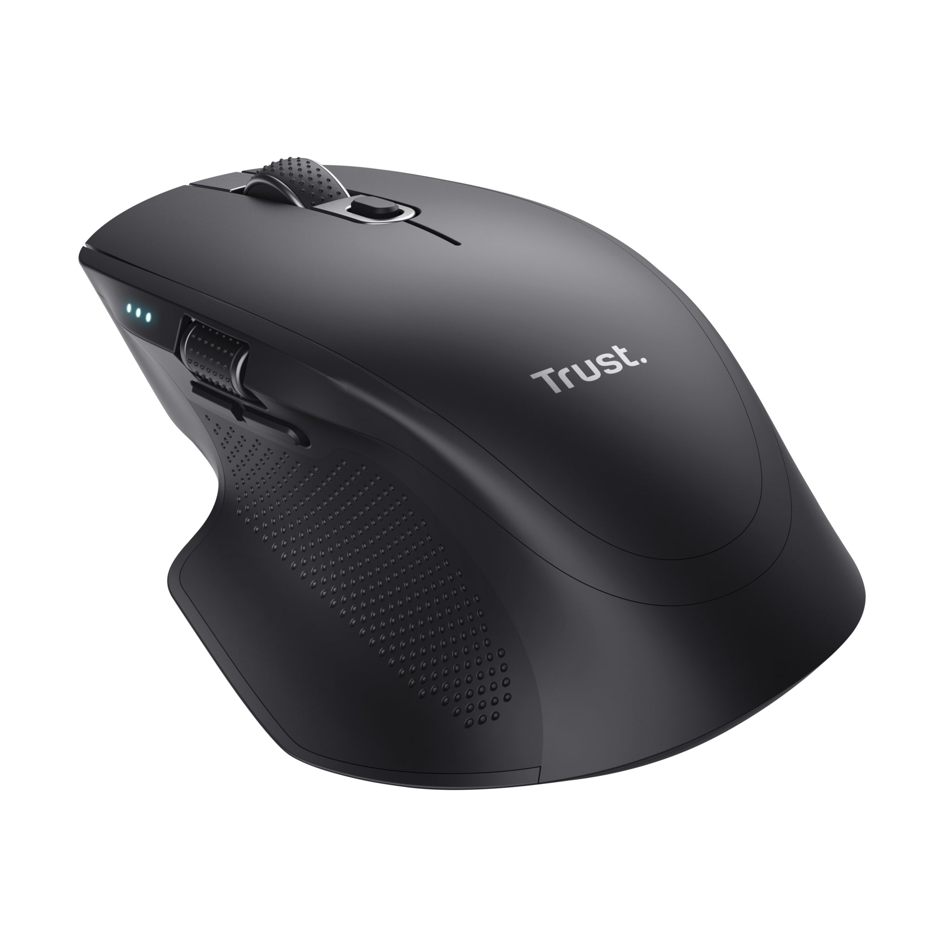 Trust Ozaa+ Multiconnect – Maus – Kabellos (Bluetooth/2,4 GHz), 3200 DPI, Rechts, Schwarz
