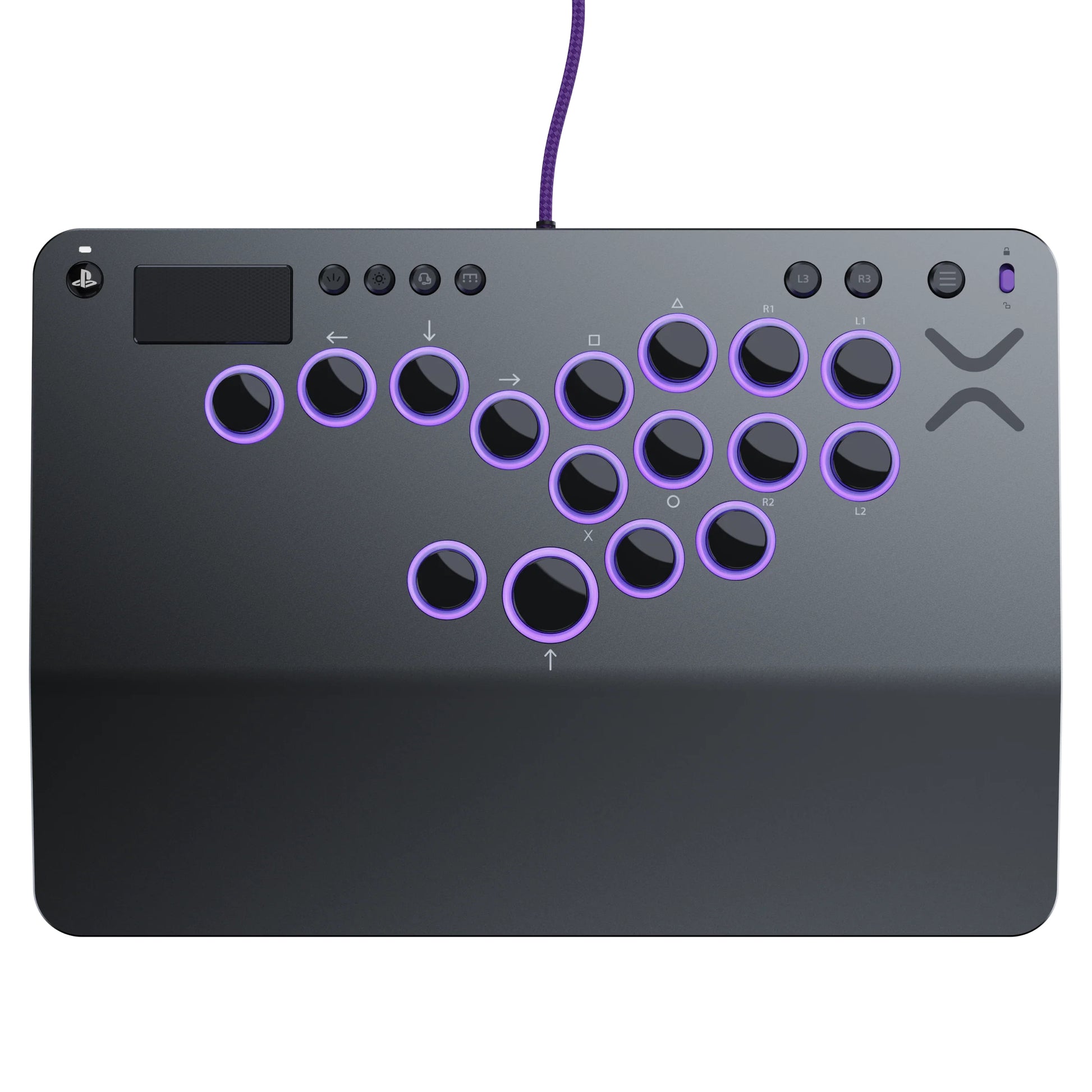 PDP VICTRIX Pro KO – Joystick – USB (kabelgebunden, USB-C), Grau – für PC, PlayStation 4 & PlayStation 5