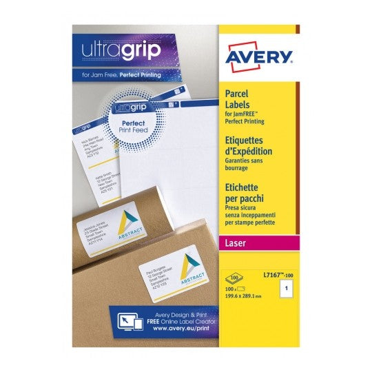 AVERY Zweckform – Versand-Etiketten, 289 mm × 200 mm, weiss, Papier, permanent