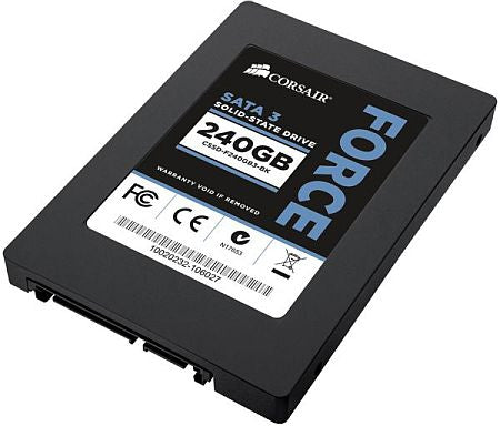 Corsair Force 3 – 240 GB 2,5" SATA III SSD – 550/520 MB/s