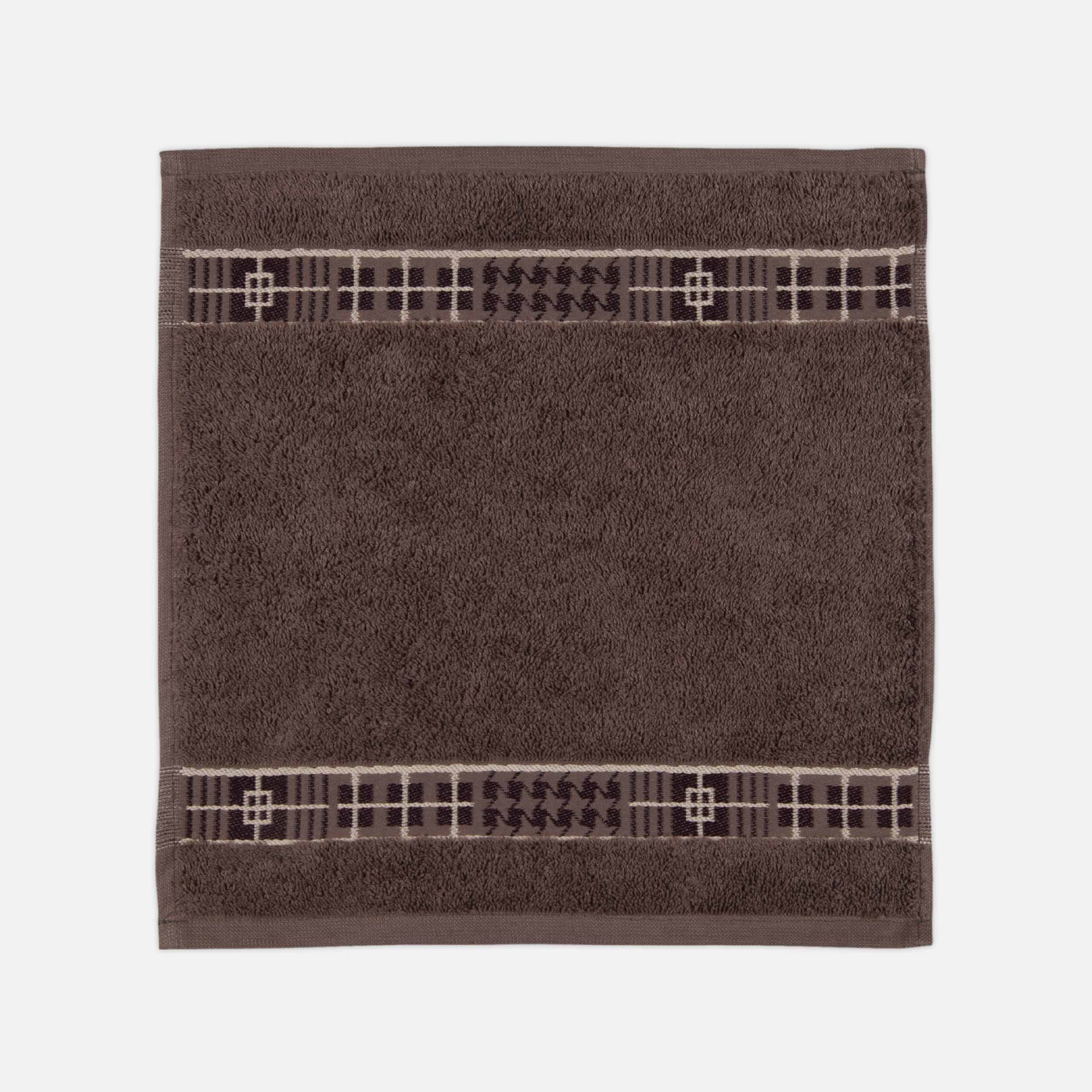 Frottana Waschlappen – 30 × 30 cm – Baumwolle – Aschbraun