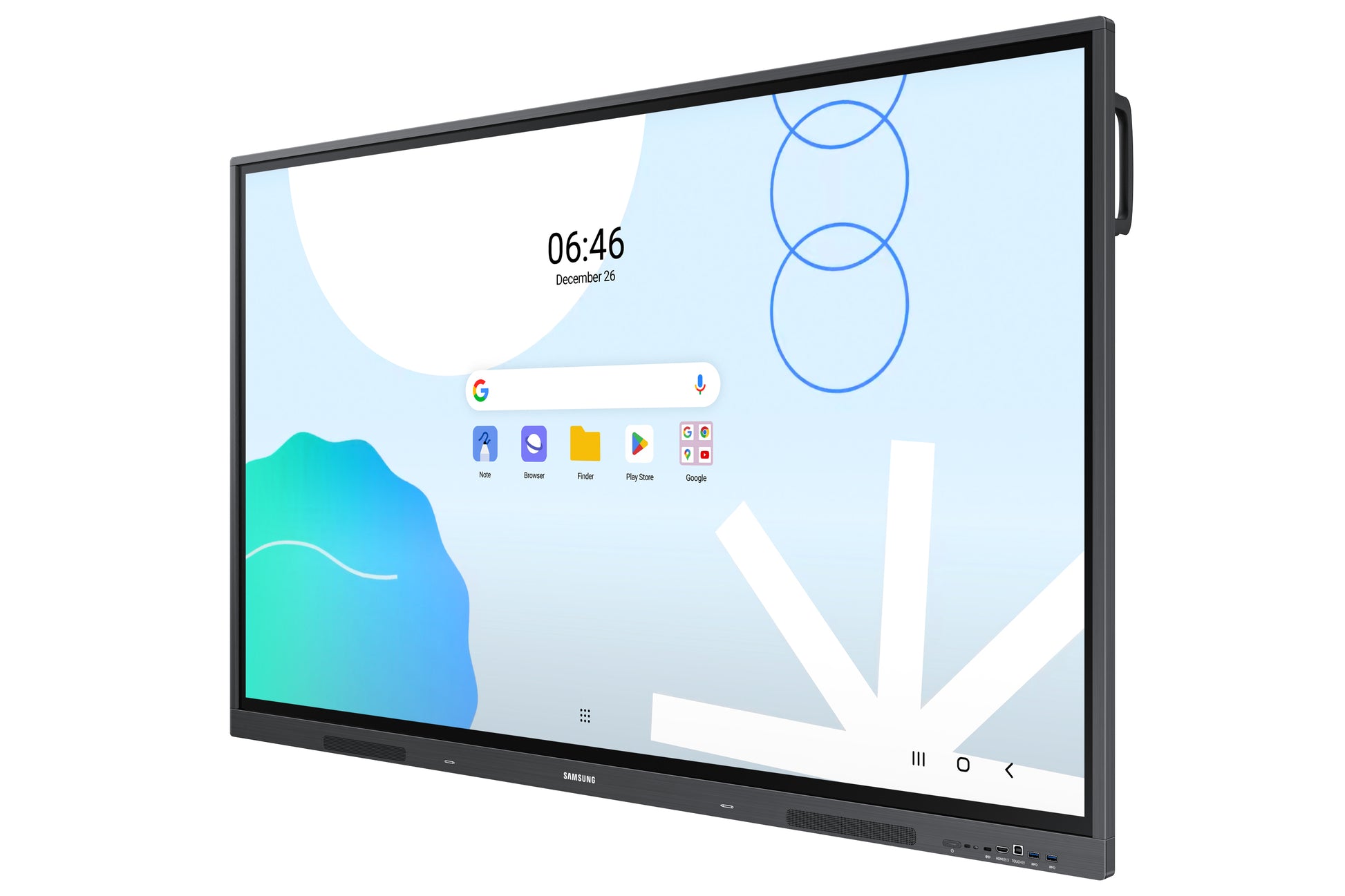 Samsung WA86D – 86" Interaktives Display – 4K UHD – IR-Touch (Multitouch) – Android 13 – 400 cd/m² – 12/7
