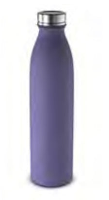 Alfi PURE Isolierflasche 750 ml – doppelwandig 12 h heiss/24 h kalt, Edelstahl, Schraubdeckel, Violett