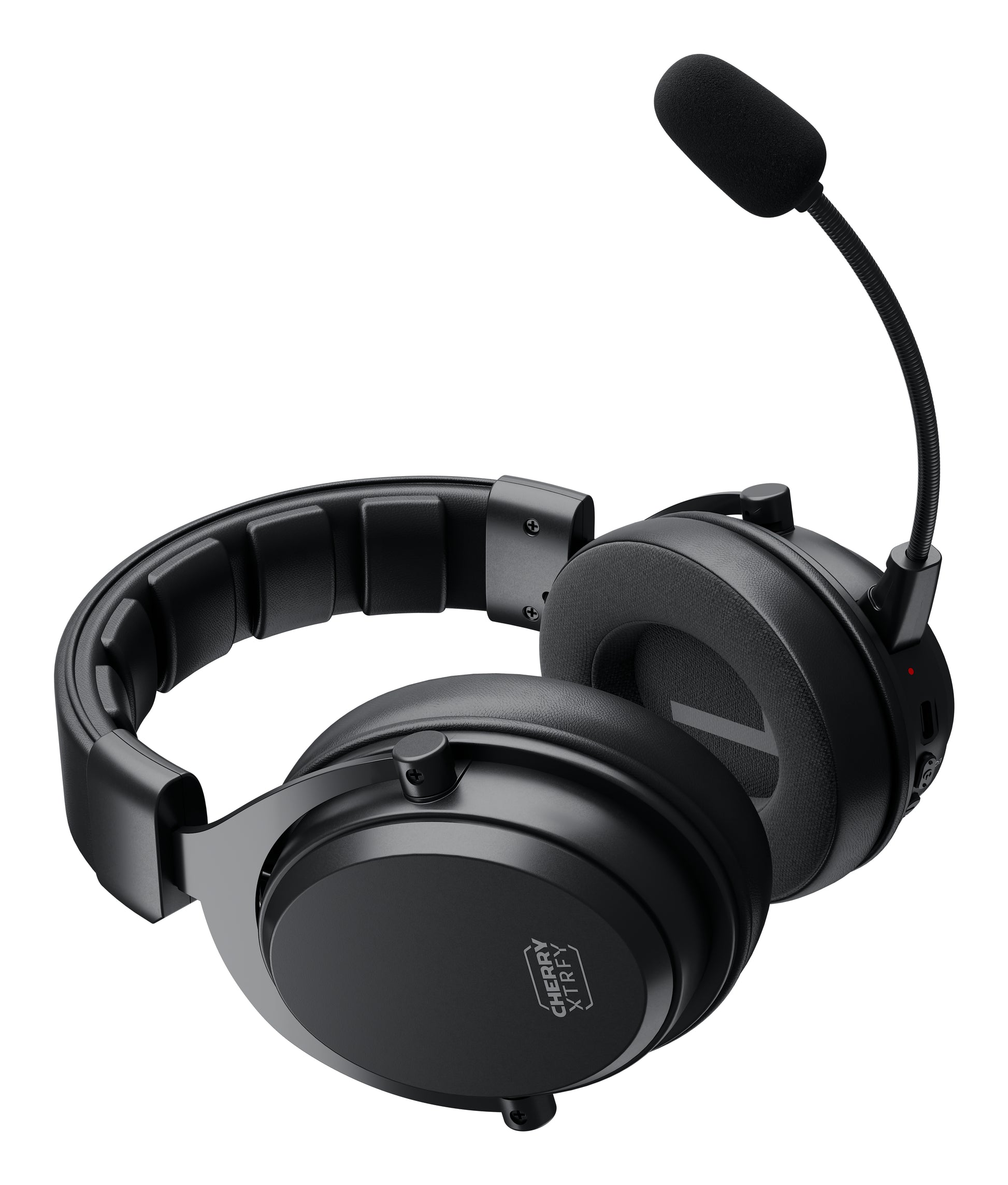CHERRY XTRFY H3 Wireless Gaming-Headset – On-Ear, Stereo, BT, mit USB-A-Dongle, Schwarz