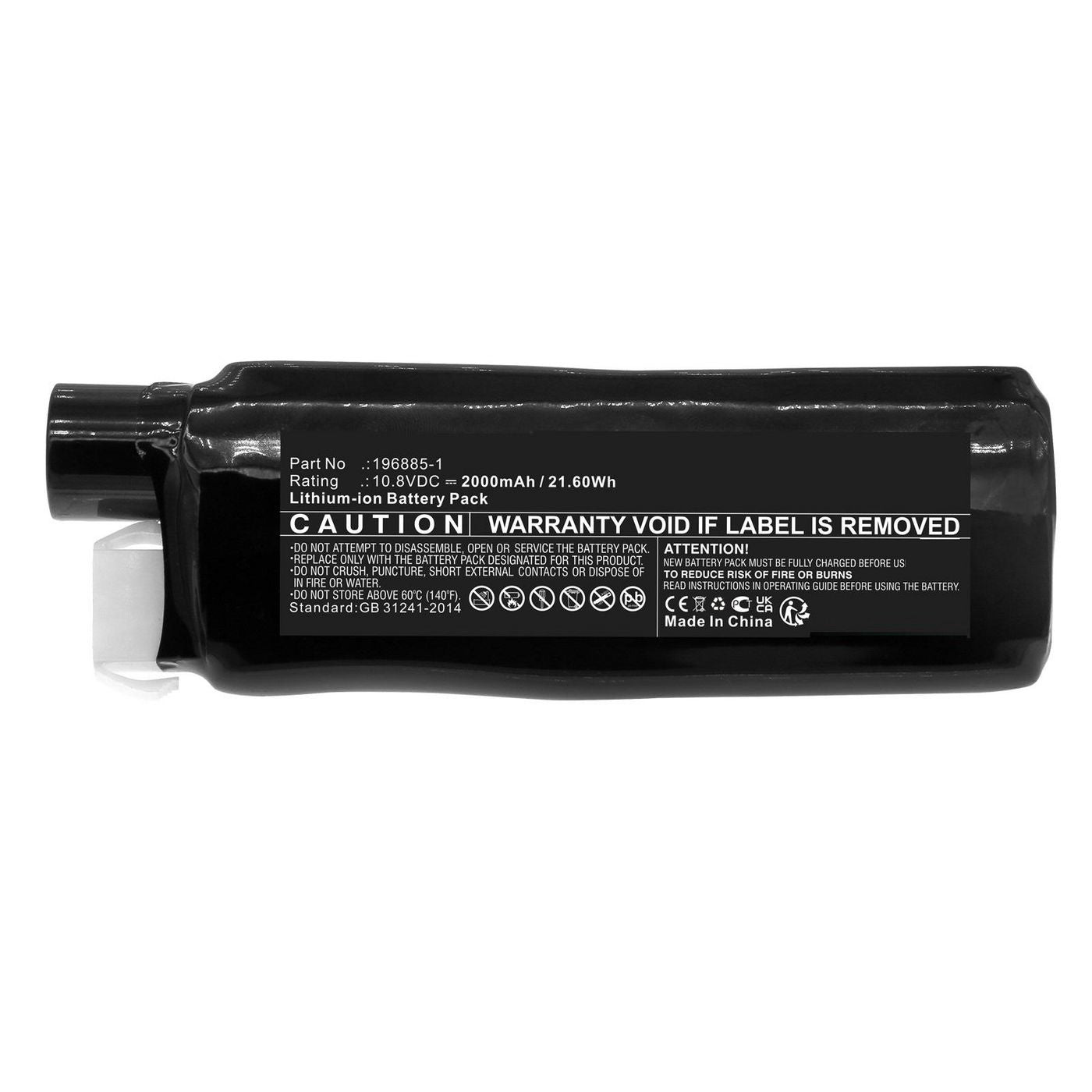 CoreParts Akku MBXVAC-BA0356 – 21,60 Wh, 10,8 V – für Makita