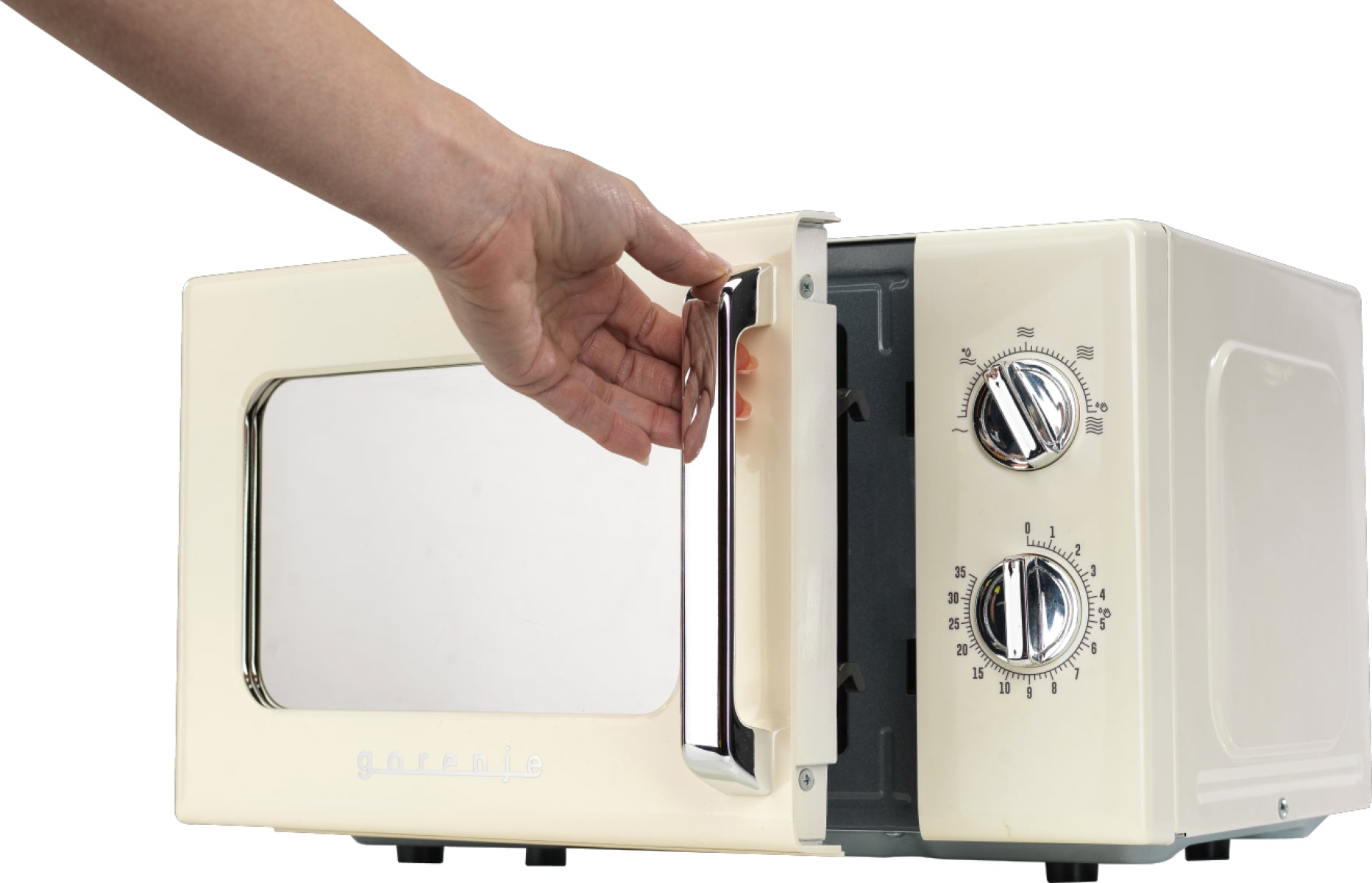 Gorenje Solo-Mikrowelle MO20E1HRL – 20 l, 700 W – beige