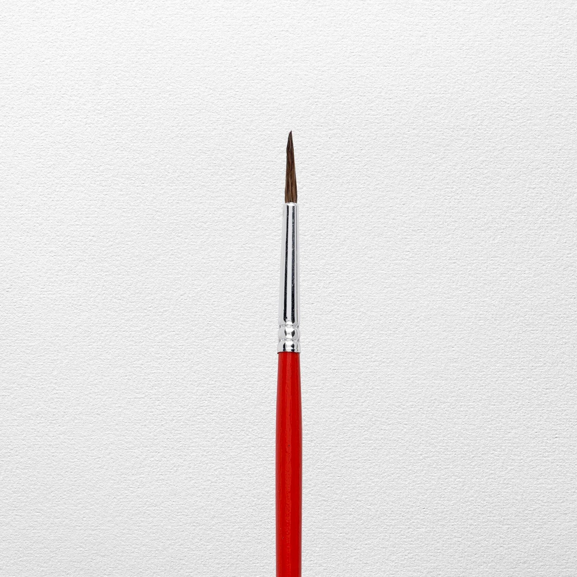 Talens Aquarellpinsel – Rot, Grösse 3, 12er-Pack