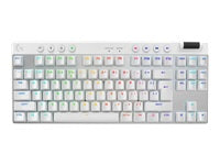 Logitech G PRO X TKL – Mechanisch – Bluetooth & 2,4 GHz (USB-A Empfänger) – RGB – QWERTY (US-INT) – Weiss