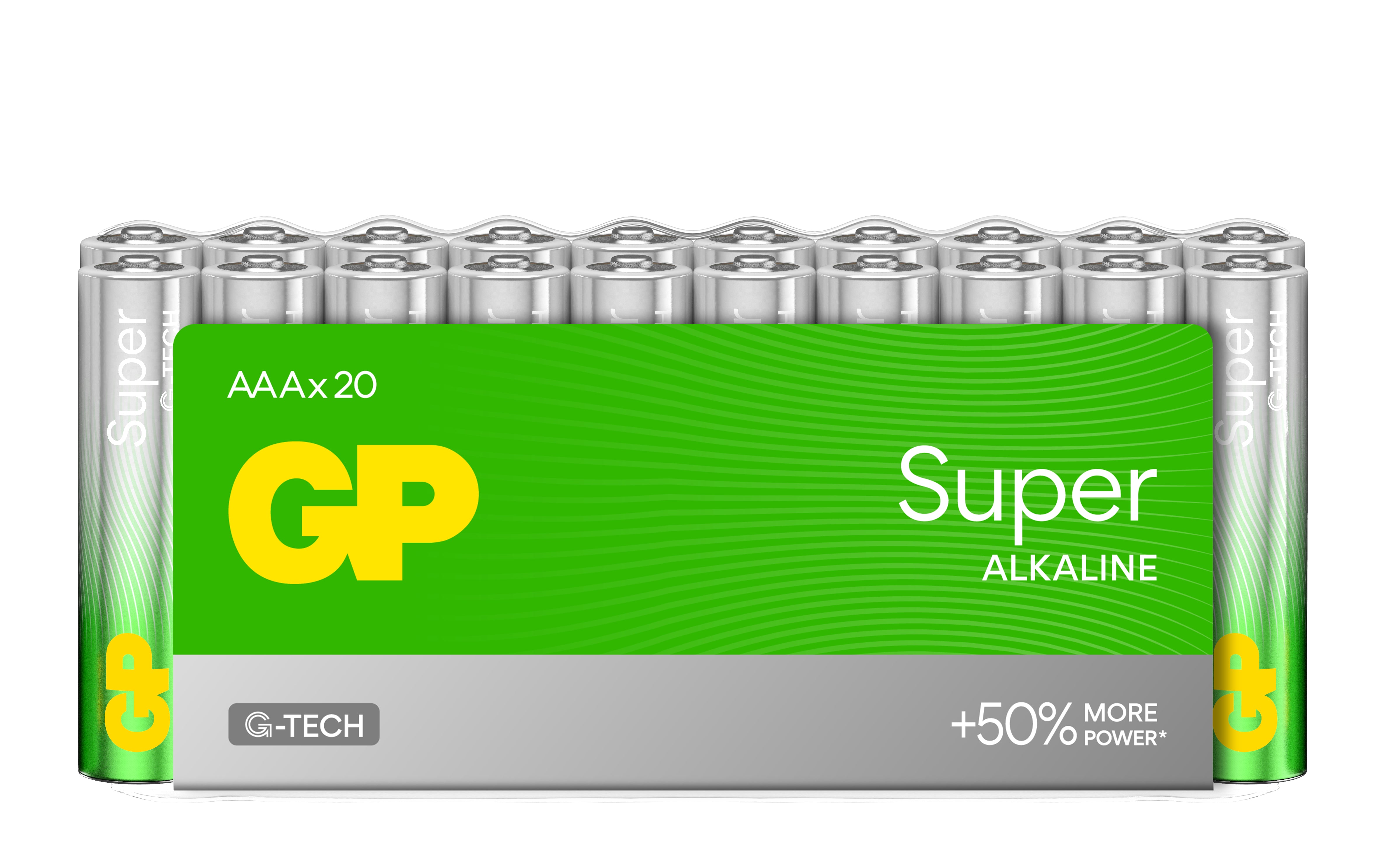 GP Batteries AAA Batterien, Alkaline, 1,5 V – 20 Stk.