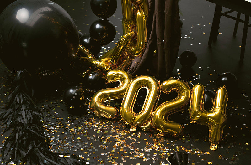 PartyDeco Folienballon Zahl 0 – Gold – 35 cm – Folie – 1 Stk