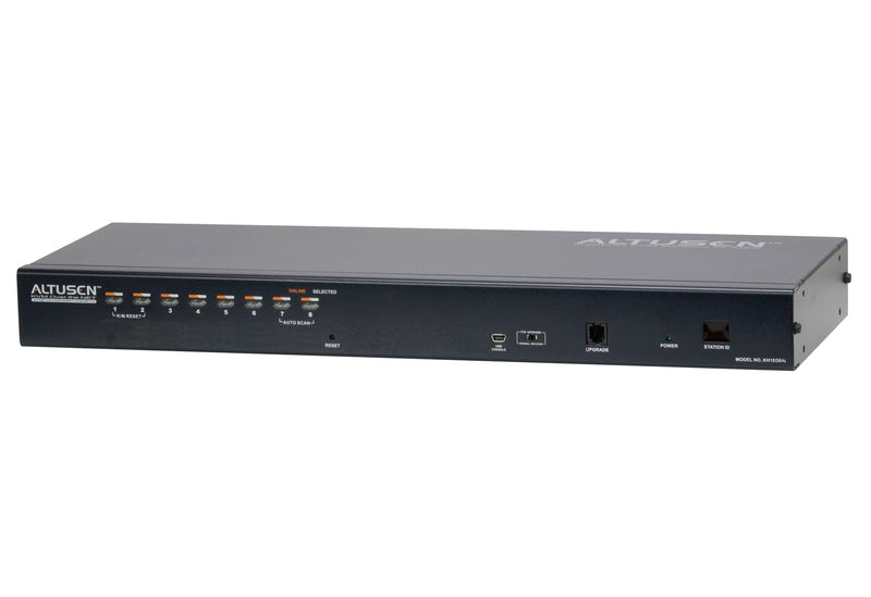 ATEN KH1508Ai – KVM-Switch 8×1, VGA/USB 2.0/PS/2/RJ-45, 1600 × 1200, 256-Bit AES