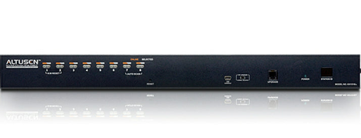 ATEN KH1508Ai – KVM-Switch 8×1, VGA/USB 2.0/PS/2/RJ-45, 1600 × 1200, 256-Bit AES