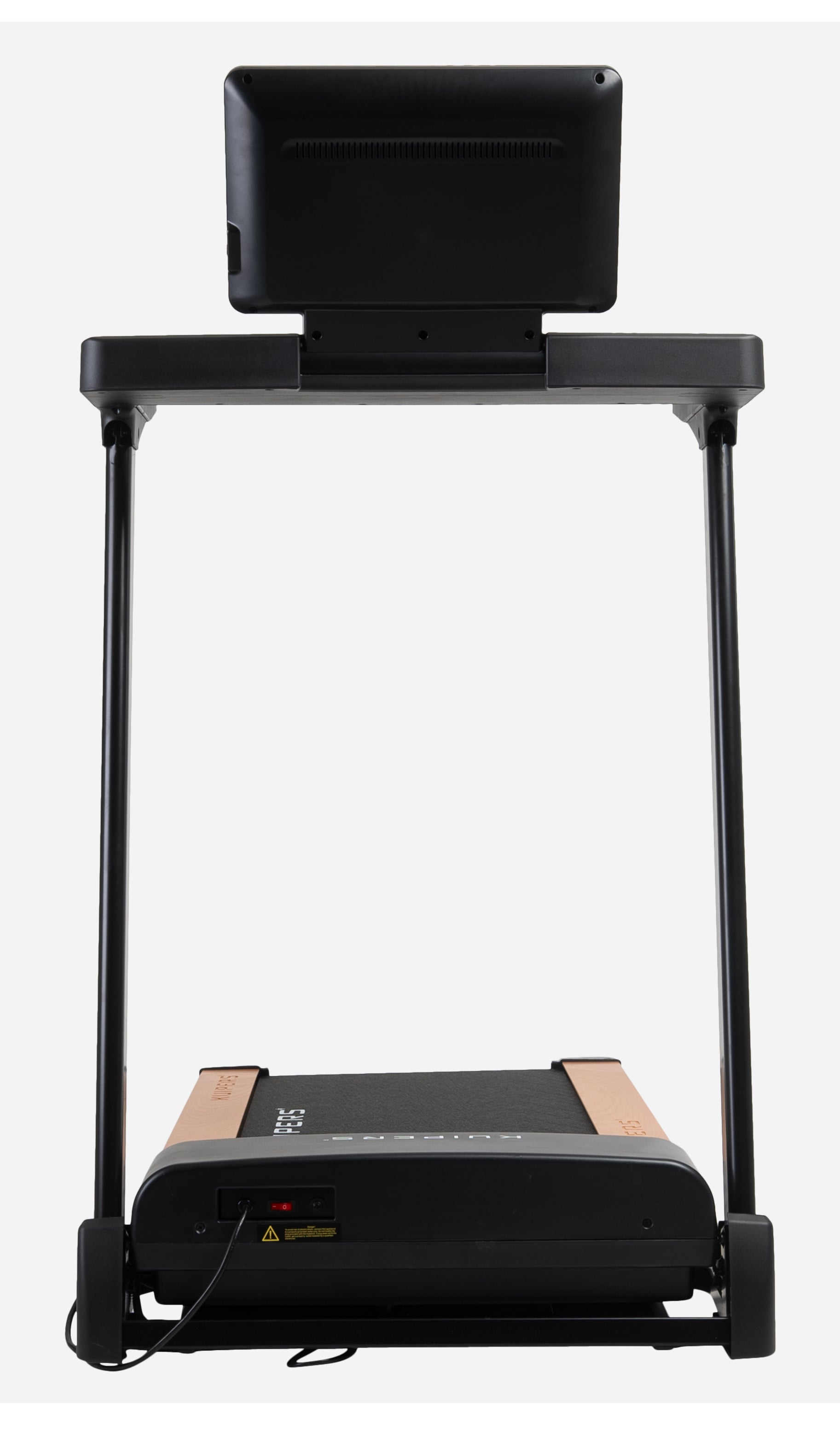 Kuipers Laufband R1, 1864 W, 150 kg – Schwarz, Stahl/Holz