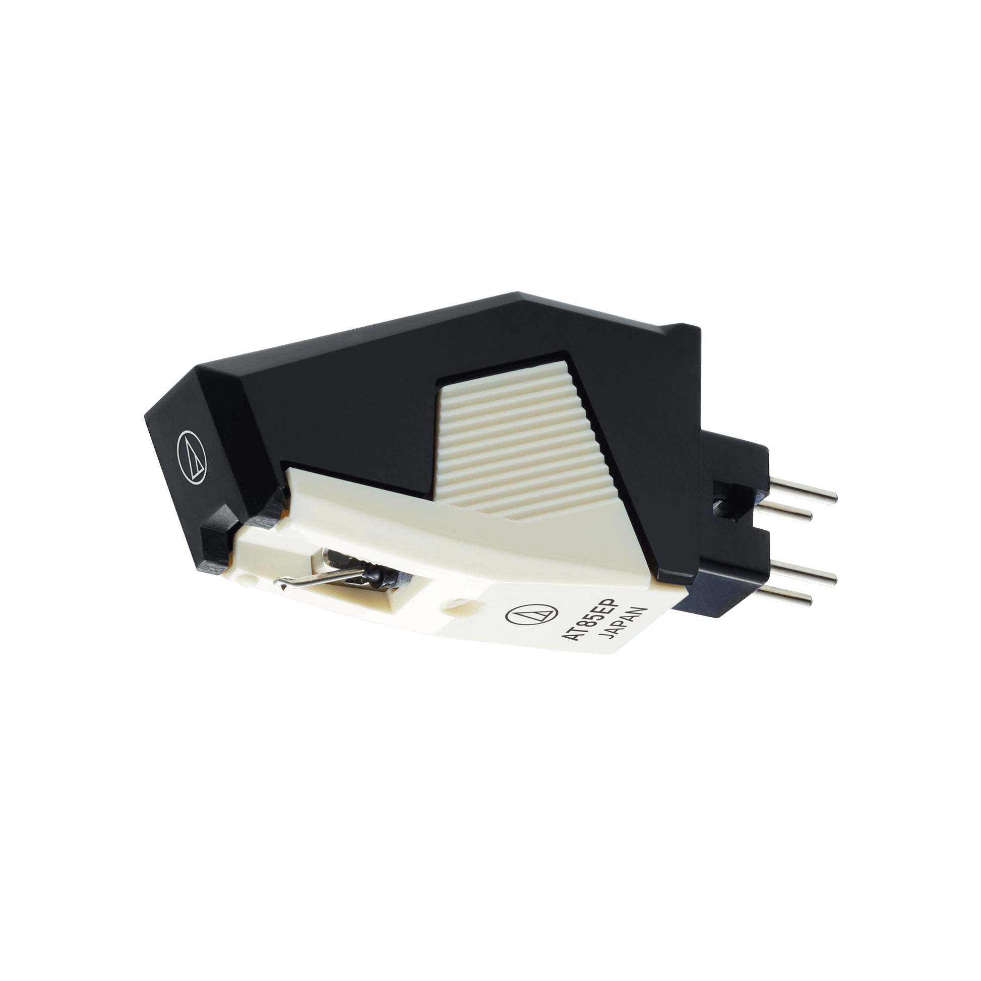 Audio-Technica AT85EP – Tonabnehmer – elliptisch – 3,5 mV, 1,5 g Auflagegewicht – weiss – inkl. Headshell