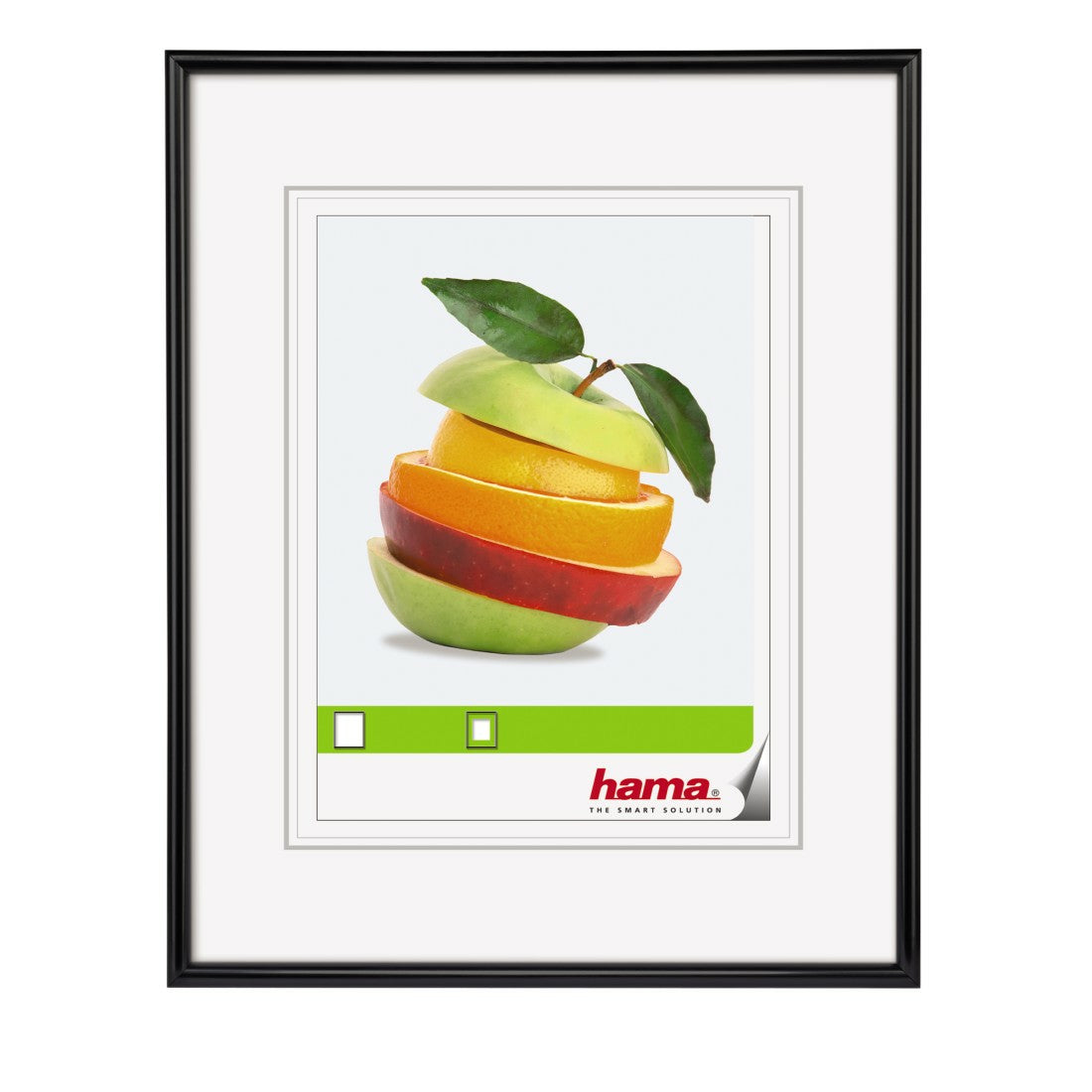 Hama Bilderrahmen – für 20 × 28 cm – Glas & Kunststoff, Schwarz