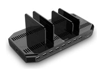 Lindy Ladestation – 120 W, 10× USB