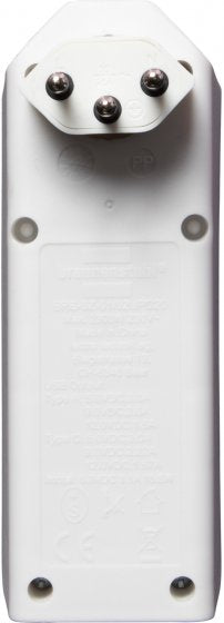 Brennenstuhl cleverLINE Abzweigstecker, 2×T13, 1×USB-A + 1×USB-C, drehbar 300°, Eingang T12 – weiss