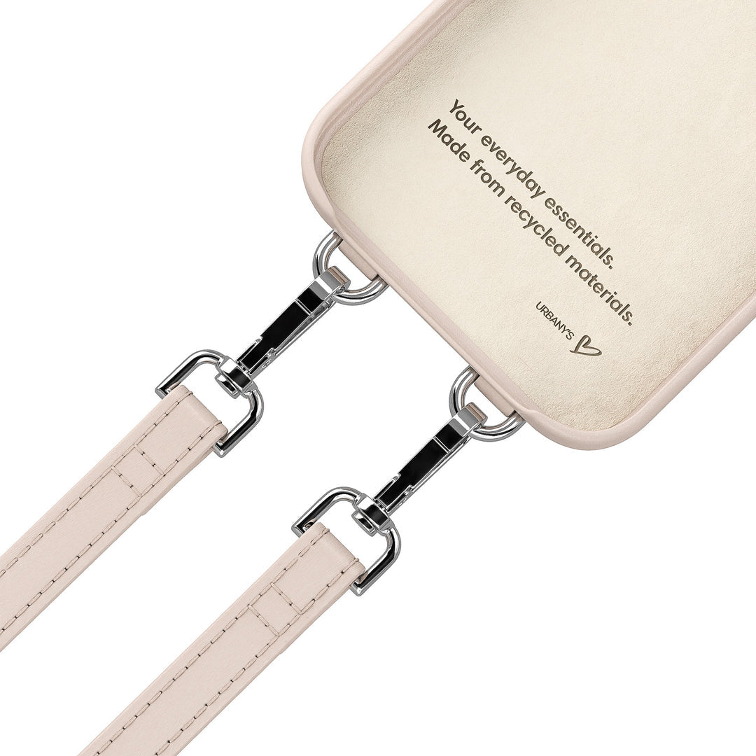 Urbany's Necklace-Hülle Beach Beauty – für Apple iPhone 17 – beige – mit Kartenfach