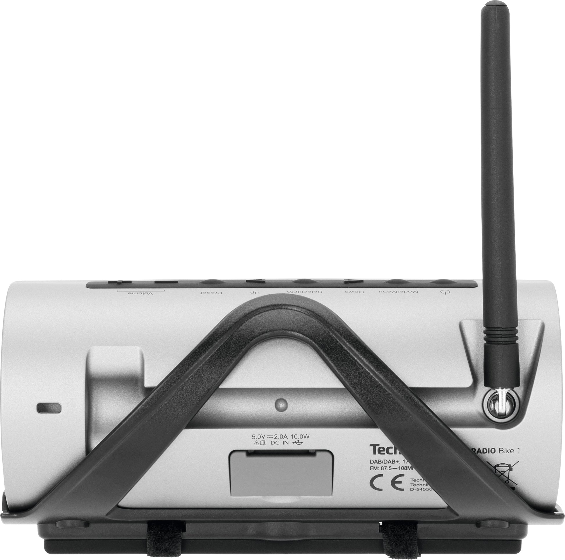 TechniSat DigitRadio Bike 1 – DAB-/Internetradio – DAB+, UKW, Bluetooth, 10 h, IP65 – Schwarz