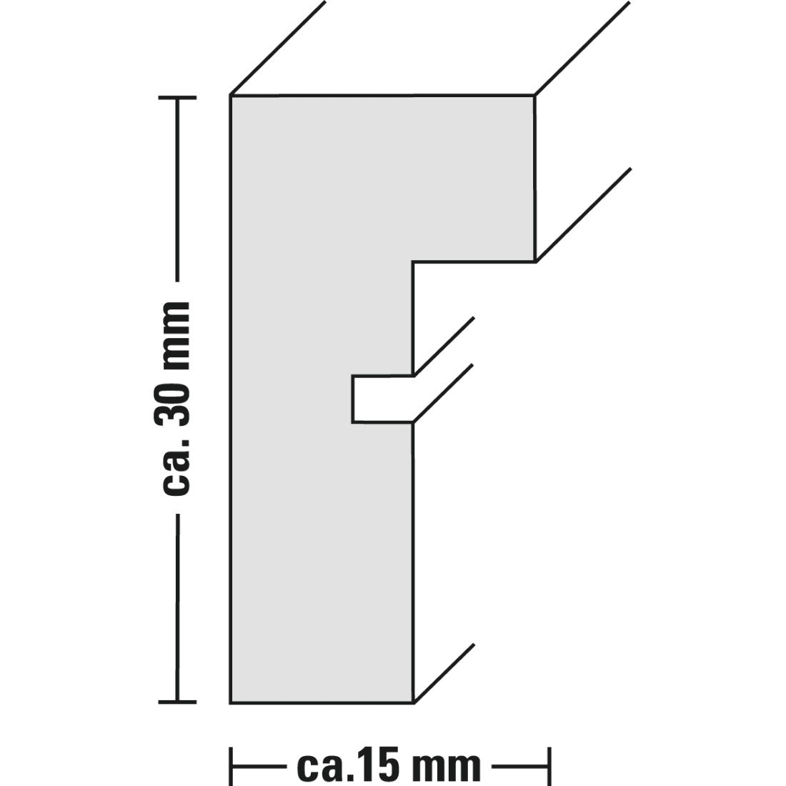 Hama Bilderrahmen – für 13 × 18 cm – Glas & MDF, Eiche