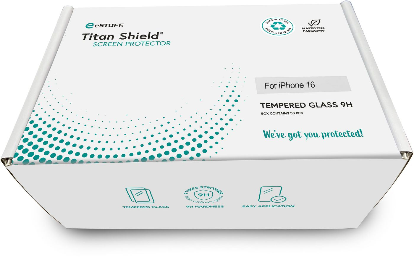eSTUFF INFINITE (GRS) – für Apple iPhone Air – transparent – Displayschutzglas