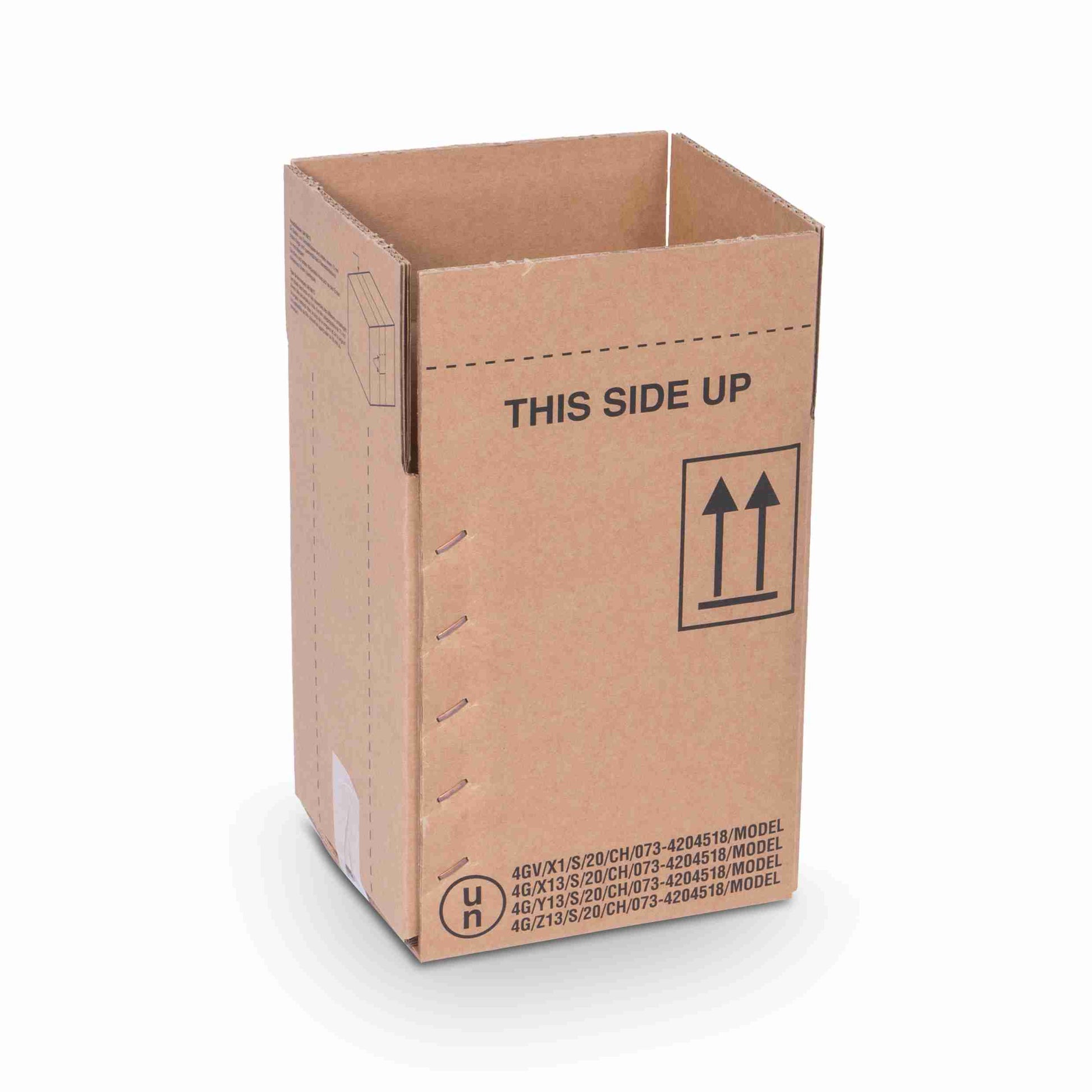 Model Versandverpackung – 175 × 155 × 213 mm, braun, selbstklebend – 1 Palette (720 Stk.)