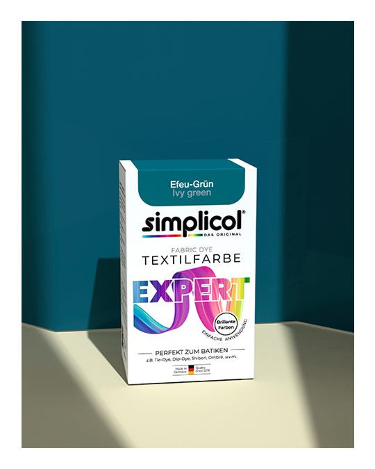Simplicol Textilfarbe – Efeugrün – 150 ml – für Gewebe