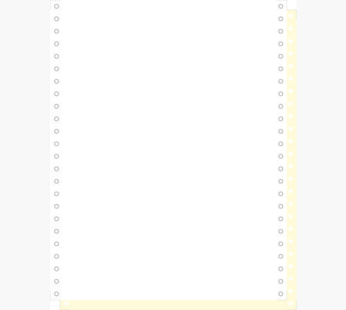 Exacompta Computerpapier endlos – 240 mm × 12" – 70/57 g/m² – weiss/gelb – 2-lagig SD – 1'000 Blatt